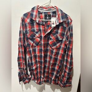 💙❤️ Buffalo Button Down 💯 Cotton